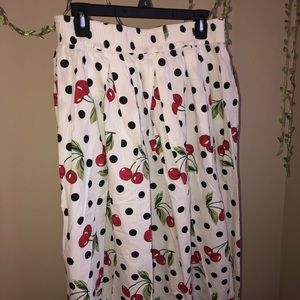 Truly 4 you Cherri and polkadot skirt